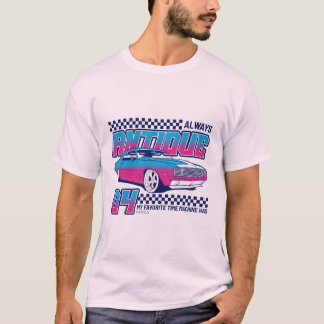T-shirt Ma machine à remonter le temps préférée a quatre r