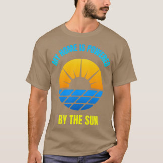 T-shirt Ma maison est alimentée par le soleil 7