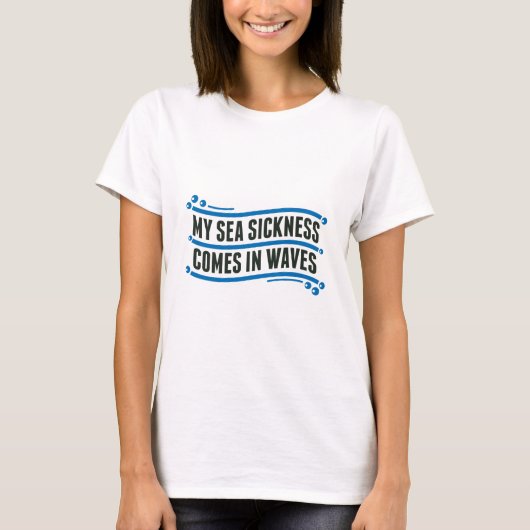 T-shirt Ma maladie de la mer (Devant)
