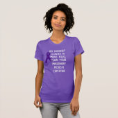 T-shirt Ma maladie invisible (Devant entier)