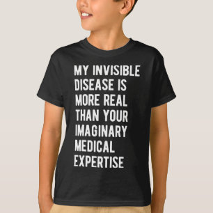 T-shirt Ma Maladie Invisible Est Une Maladie Cardiaque Rée