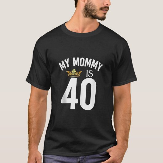 T-shirt Ma maman est 40 40e 40 ans Maman maman maman M (Devant)