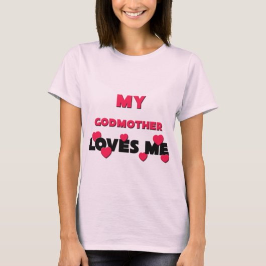 T-shirt Ma marraine m'aime (Devant)