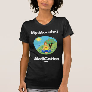 T-shirt Ma méditation matinale sous un arbre au printemps