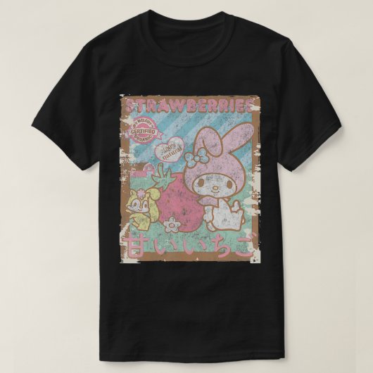 T-shirt Ma Melody Strawberry Picking Straberries Farm (Design devant)