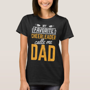 T-shirt Ma meneuse de claque préférée m'appelle Papa Cheer
