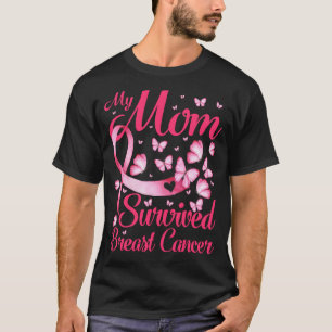 T-shirt Ma mère a survécu au cancer du sein Survivant