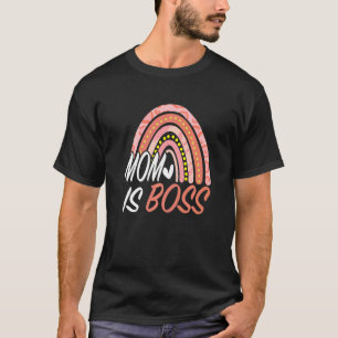 T-shirt Ma Mère Est La Fête De La Mère Du Patron Arc En Ci