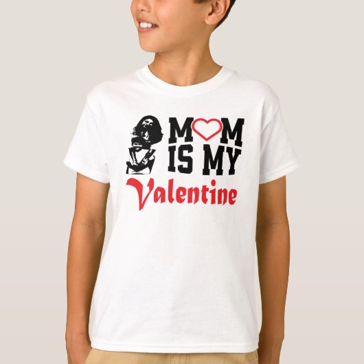 T-shirt Ma Mère Est Ma Citation Valentine | Saint Valentin (Devant)