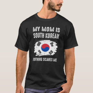 T-shirt Ma mère est sud-coréenne Drapeau de fierté sud-cor