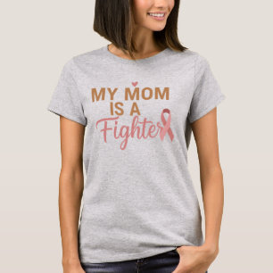 T-shirt Ma mère est une guerrière Sensibilisation au cance