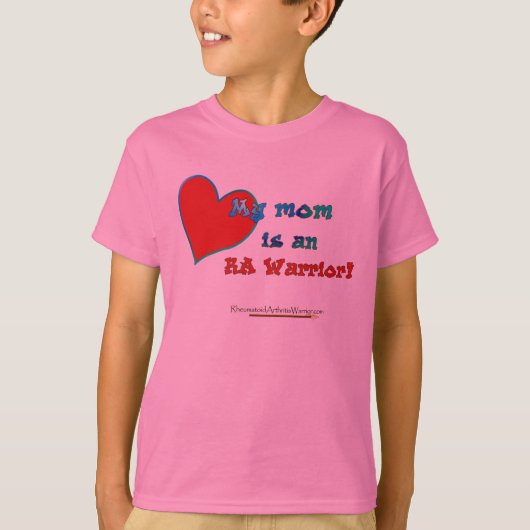 T-shirt Ma mère est une RA Warrior (Devant)