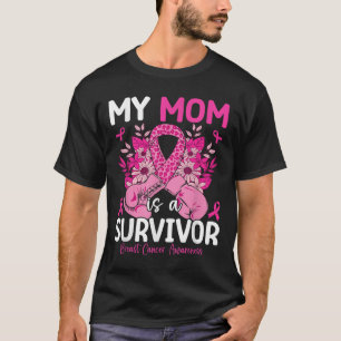 T-shirt Ma Mère Est Une Survivante Soutient Le Cancer Du S
