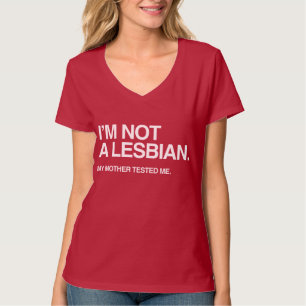 T-SHIRT MA MÈRE M'A TESTÉ LESBIENNE
