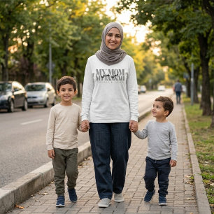 T-shirt MA MÈRE, MON JANNAH Cadeau personnalisé pour maman