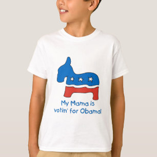 T-shirt Ma mère vote pour les Tee - shirts d'Obama
