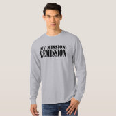 T-shirt Ma mission : Longue douille T de remise (Devant entier)