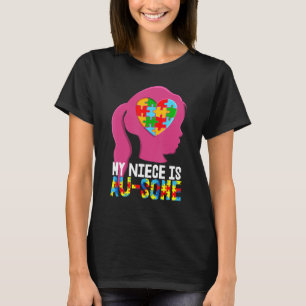 T-shirt Ma Nièce Est Au Un Autisme Sensibilisation sur l'a