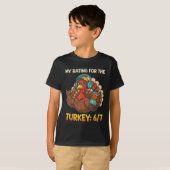 T-shirt Ma note pour la dinde 6-7 Alpha Gen Meme 67 Tha (Devant entier)