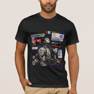 T-shirt MA PERSONNALITÉ A DES NOTES DE PATCH – Gamer Cyber