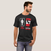 T-shirt Ma petite amie canadienne Relation de couple Valen (Devant entier)