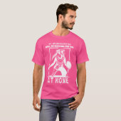 T-shirt Ma Petite-Fille Vous Attendra À La Maison (Devant entier)