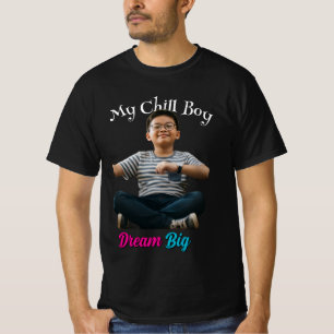 T-shirt Ma photo personnalisée de mon garçon cool
