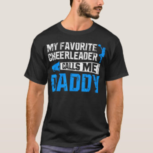 T-shirt Ma Pom-Pom Girl Préférée M'appelle Papa Chemise Ch