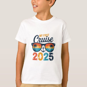 T-shirt Ma première croisière 2025 Drôle de première fois