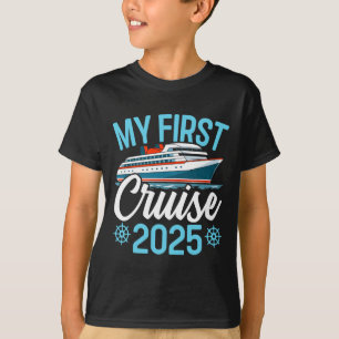 T-shirt Ma première croisière 2025 drôle vacances croisièr