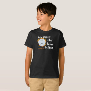 T-shirt Ma première pièce en t totale de l'éclipse solaire