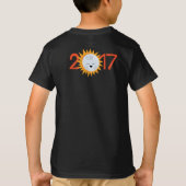 T-shirt Ma première pièce en t totale de l'éclipse solaire (Dos)