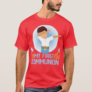 T-shirt Ma première sainte communion Dabbing Boy
