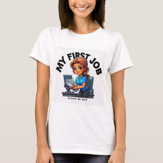 T-shirt Ma première tâche de bureau