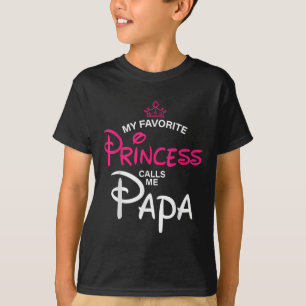 T-shirt Ma Princesse Favorite M'Appelle Papa Fille Père
