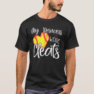 T-shirt Ma Princesse Porte Le Canapé-Ball Pour Maman Papa