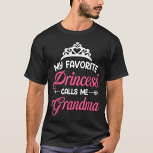 T-shirt Ma princesse préférée appelle grand-mère fête des