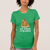 T-shirt Ma pyramide alimentaire (Devant)