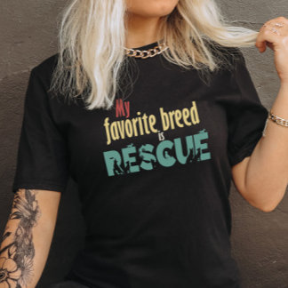 T-shirt Ma race préférée est Secouru Tee - Pet Secourt che