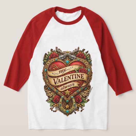 T-shirt Ma Saint-Valentin  (Poser)