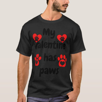 T-shirt Ma Saint-Valentin a des pattes