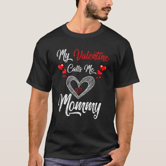 T-shirt Ma Saint Valentin M'Appelle Fête des Valentines (Devant)