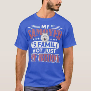 T-shirt Ma Samoyée Est Une Famille Et Pas Seulement Un Chi