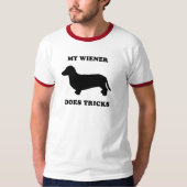T-shirt Ma saucisse fait des tours (Devant)