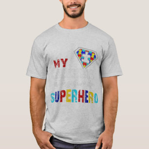 T-shirt Ma Soeur Est Mon Superhéros Préféré Autisme Cadeau