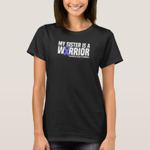 T-shirt Ma Soeur Est Un Guerrier Qui Détient L'Arthrite Rh