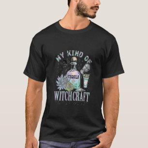 T-shirt Ma Sorte De Witchcraft Wicca Wine Witchy Witch