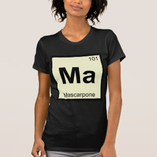 T-shirt Ma - Symbole de tableau périodique de la chimie de