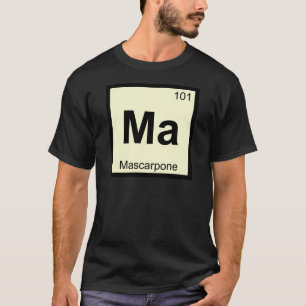 T-shirt Ma - Symbole de tableau périodique de la chimie de