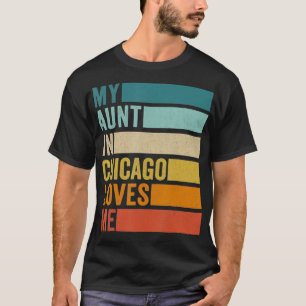 T-shirt Ma Tante À Chicago M'Aime